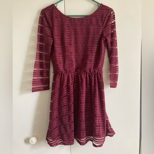 Burgundy ModCloth Dress